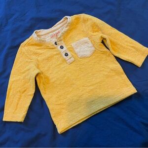 ⭐️ 5 for $15 Textured Long Sleeve Mustard Shirt